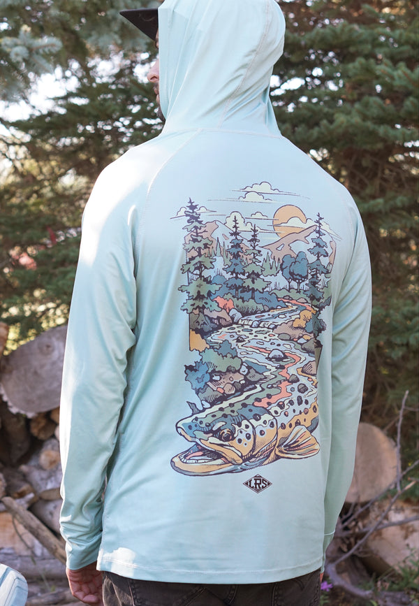 Brown Trout Waters | UPF Hoodie