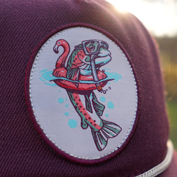 Reverse Snorkel Hat | Maroon