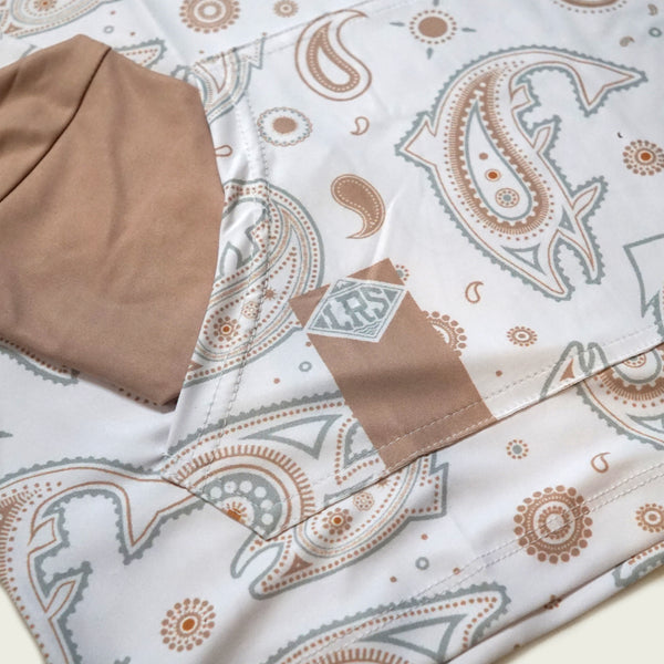 Trout Paisley | UPF hoodie