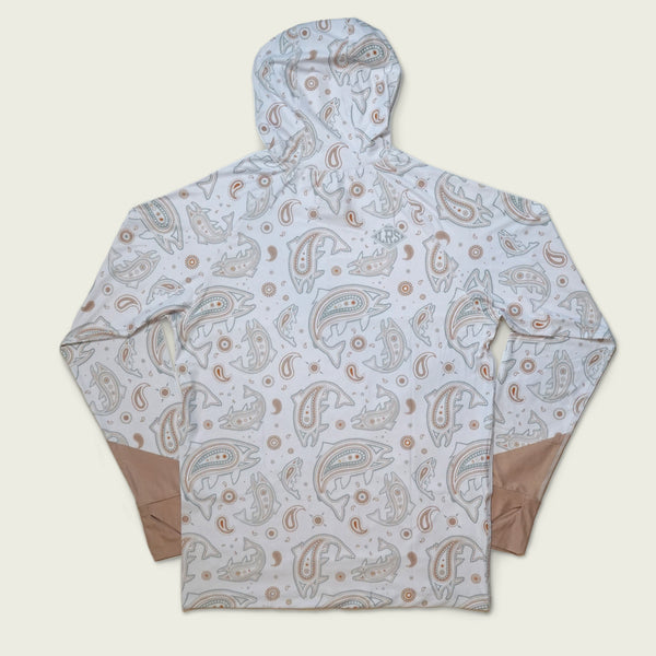 Trout Paisley | UPF hoodie